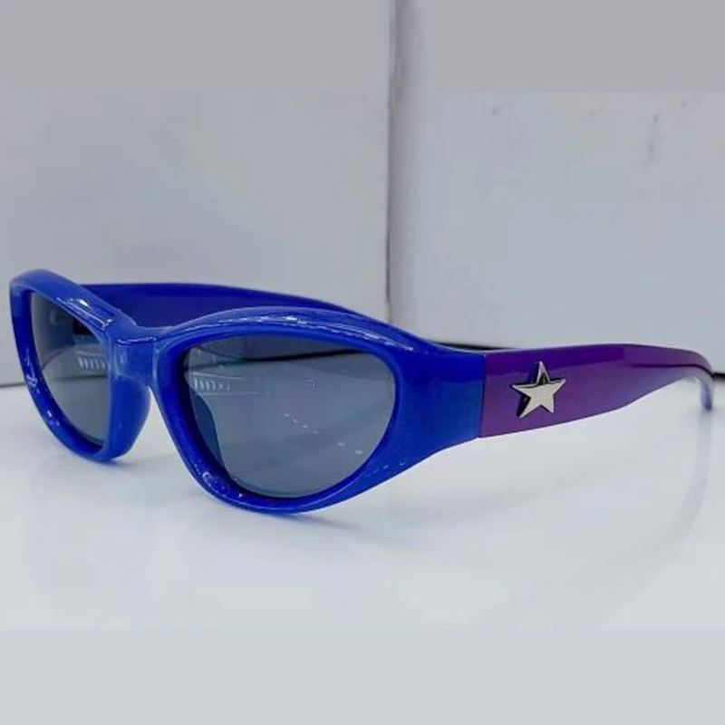 

Солнцезащитные очки «кошачий глаз» для мужчин и женщин, в стиле панк