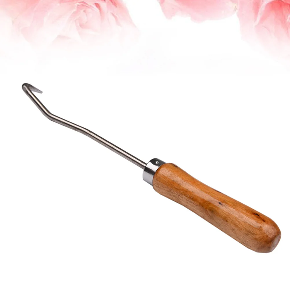 Крючок для чистки улья с деревянной ручкой практичный очиститель пчелиного