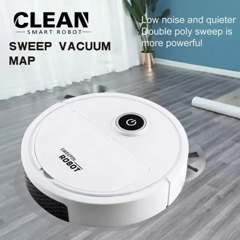 Новинка 2023 умный Роботизированный пылесос с низким уровнем шума для уборки пола
