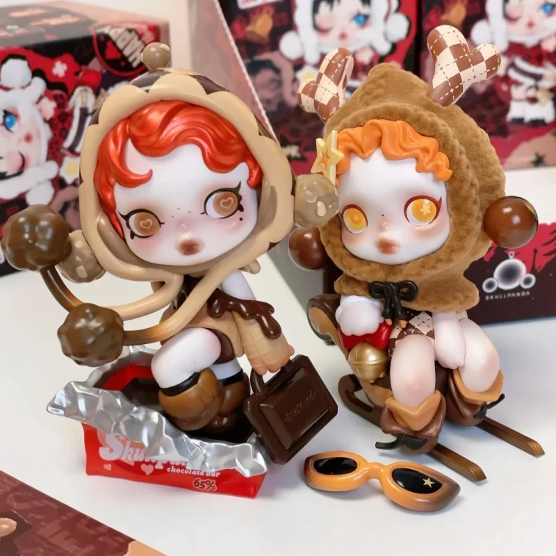 Новая подлинная Skullpanda Time To Make A Wish Series слепая коробка Рождественская атмосфера Let