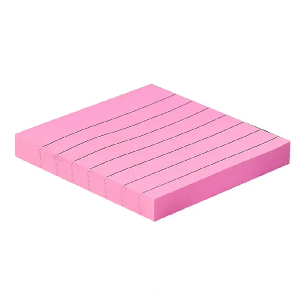 

Portable 6 Sets Durable Remove Cleanly Note Paper Square Note Paper Re-adhesive School Supplies