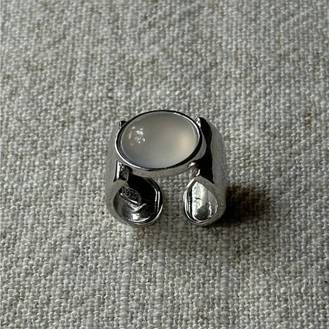 Mewanry серебряные нефритовые кольца