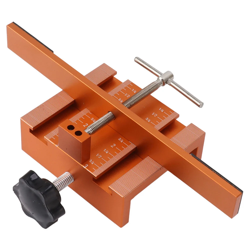 

Quick and Easy Cabinet Door Installations Left/Right Hand Doors Up to 2inch Thick Boards Aluminum Mounting Jig
