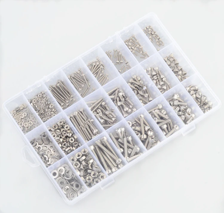 

Набор винтов с шестигранной головкой из нержавеющей стали для радиоуправляемых моделей беспилотных автомобилей, 1080 шт., M2/M3/M4 304