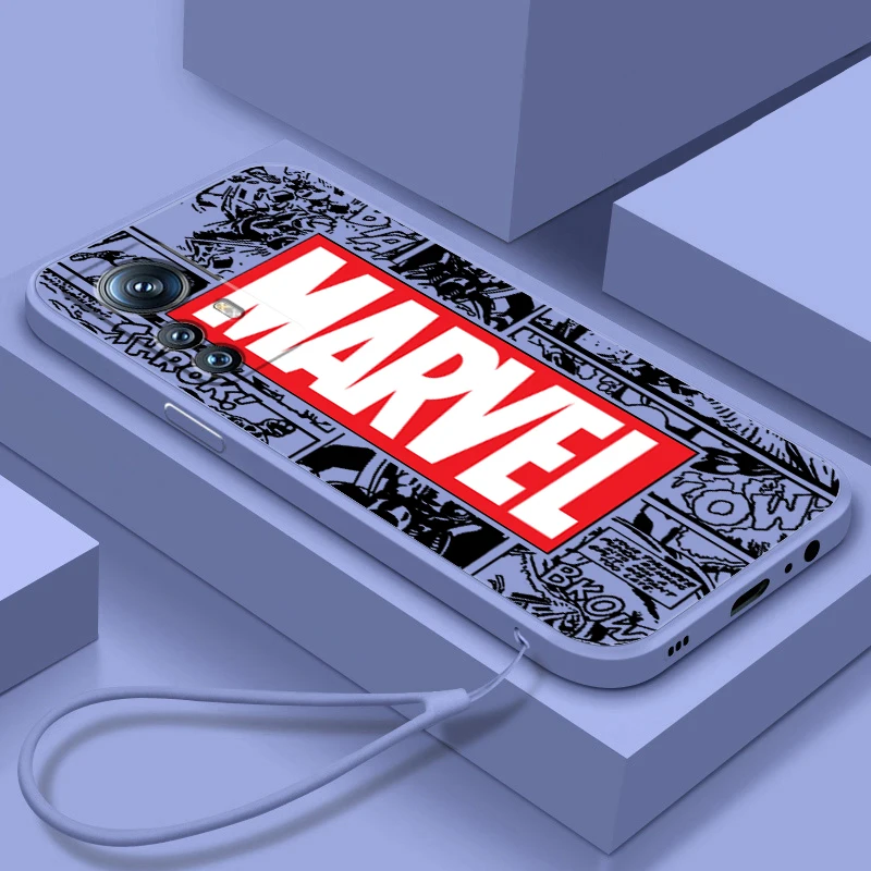 

Phone Case For Xiaomi Mi 13 12S 12 12X 12T 11i 11T 11 10 10S 10T Pro Lite Ultra 5G Avengers Marvel Art Comics Liquid Rope