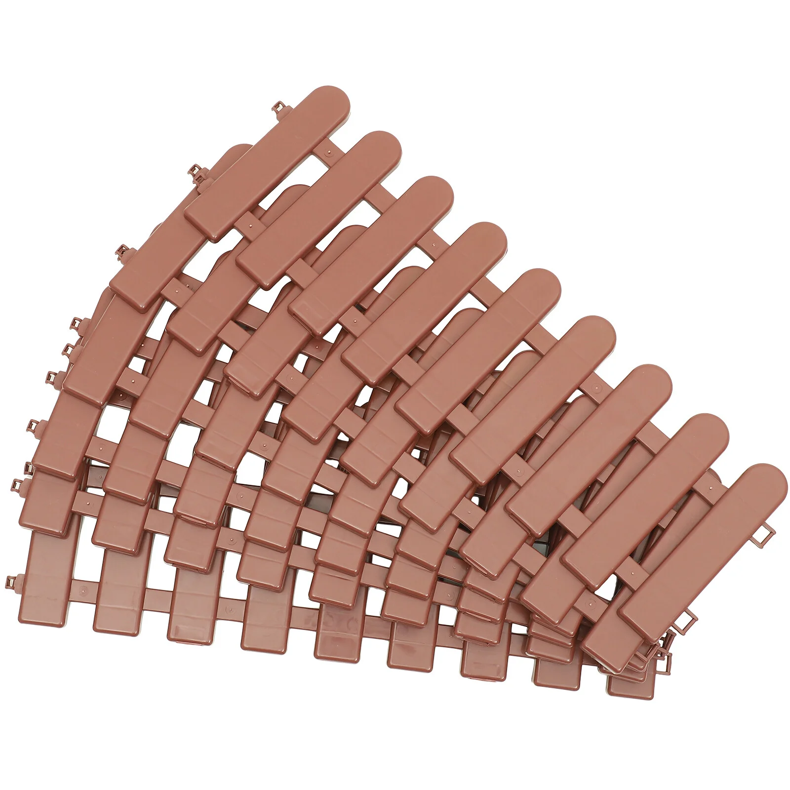 

6 Pcs Lawn Outdoor Decoration Fence Yard Dogs Portable Christmas Tree Garden Panel Plastic Landscaping Temporary Fencing Campus