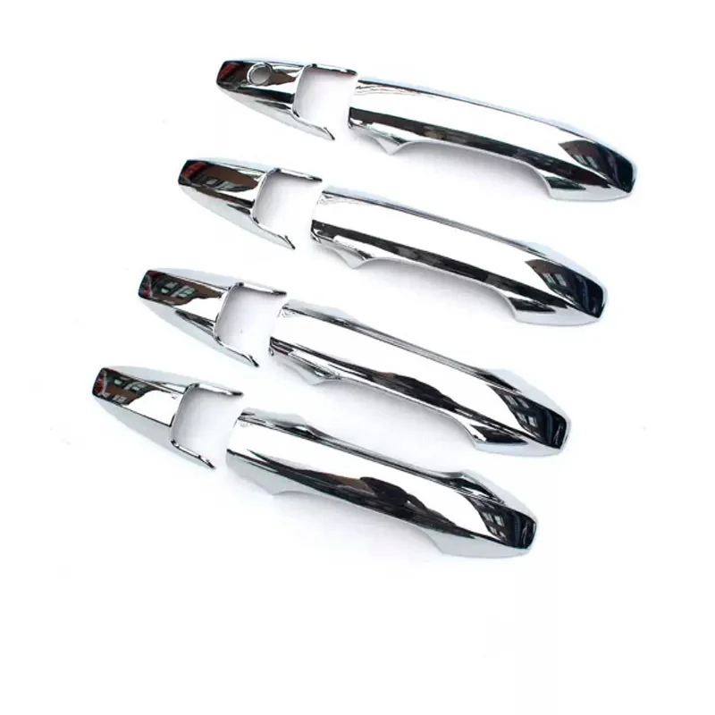 

For Honda CRV CR-V 2007 2008 2009 2010 2011 1set ABS Silver Chrome Outer Door Handles Cover Frame Trim Sticker Pull Doorknob