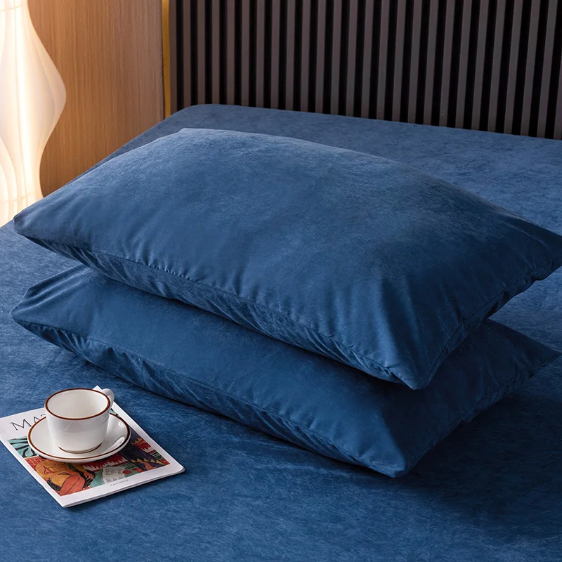 

Double-sided Different Fabrics for All Season Pillowcase Cover on Bedding Warm and Comfortable Home Decoration Pillow Covers