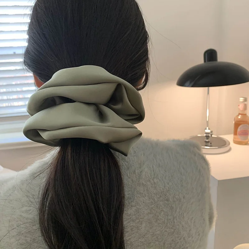 

Scrunchies hair ties accessories band vintage Rubber popular bow hoop Elastic girls korean fashion adults women kpop new in set