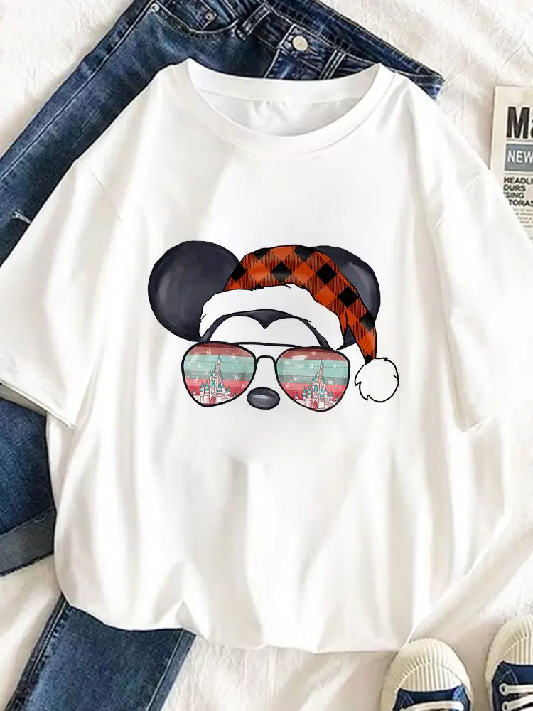 

Летняя дышащая футболка с круглым вырезом и принтом «солнцезащитные очки»