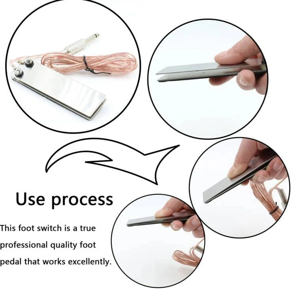 Мини-педаль Из Нержавеющей Стали Для Тату-машин - Ножной Переключатель