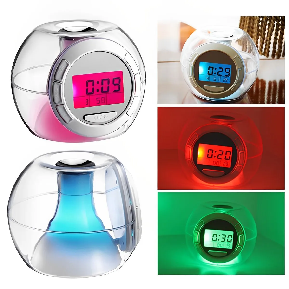 

Детский цифровой будильник, электронный будильник с функцией повтора, функция определения температуры, многоразовый Будильник для детей