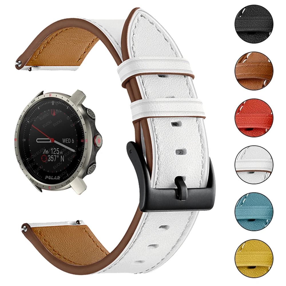 

Wrist Strap for POLAR IGNITE 2/VANTAGE M2 M/UNITE/GRIT X Watchband Leather Wristband Band Replaceable Accessories Bracelet Belt