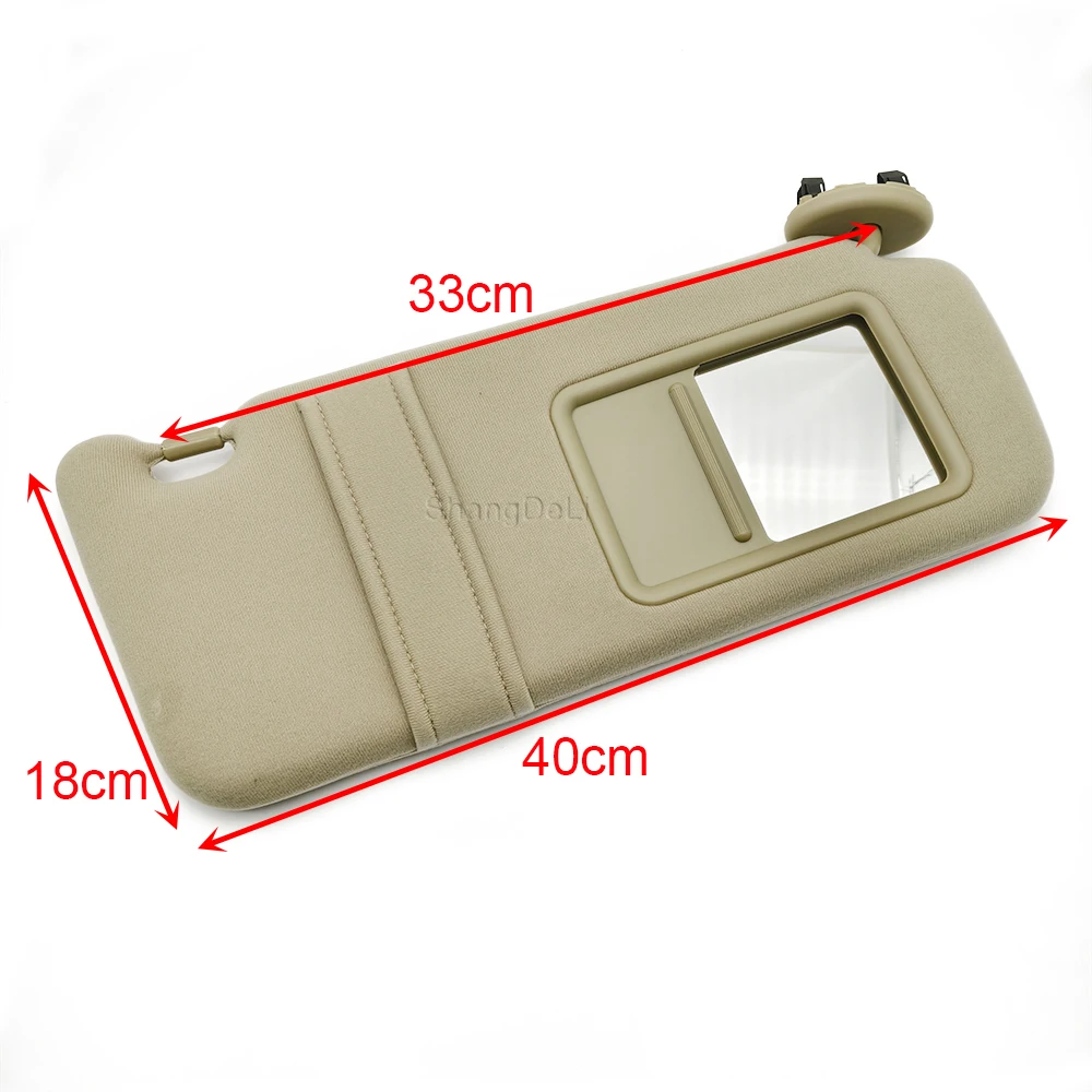 Автомобильный левый и правый солнцезащитный козырек с зеркалом совместимый Toyota