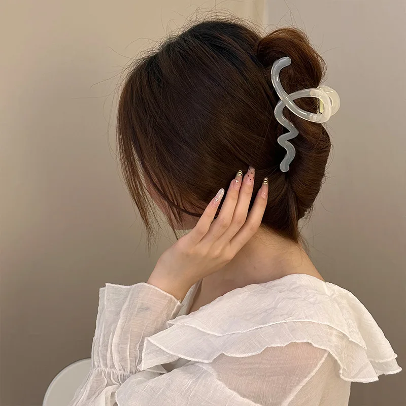 Аксессуары для волос заколки и зажимы женщин девушек большой толстый Акулий