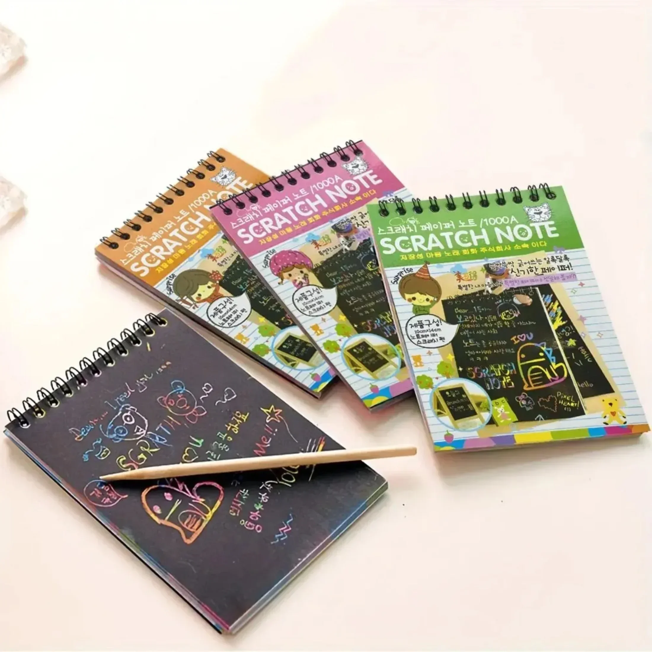 10 листов детская бумага для царапин рисования и креативный набор бумаги с