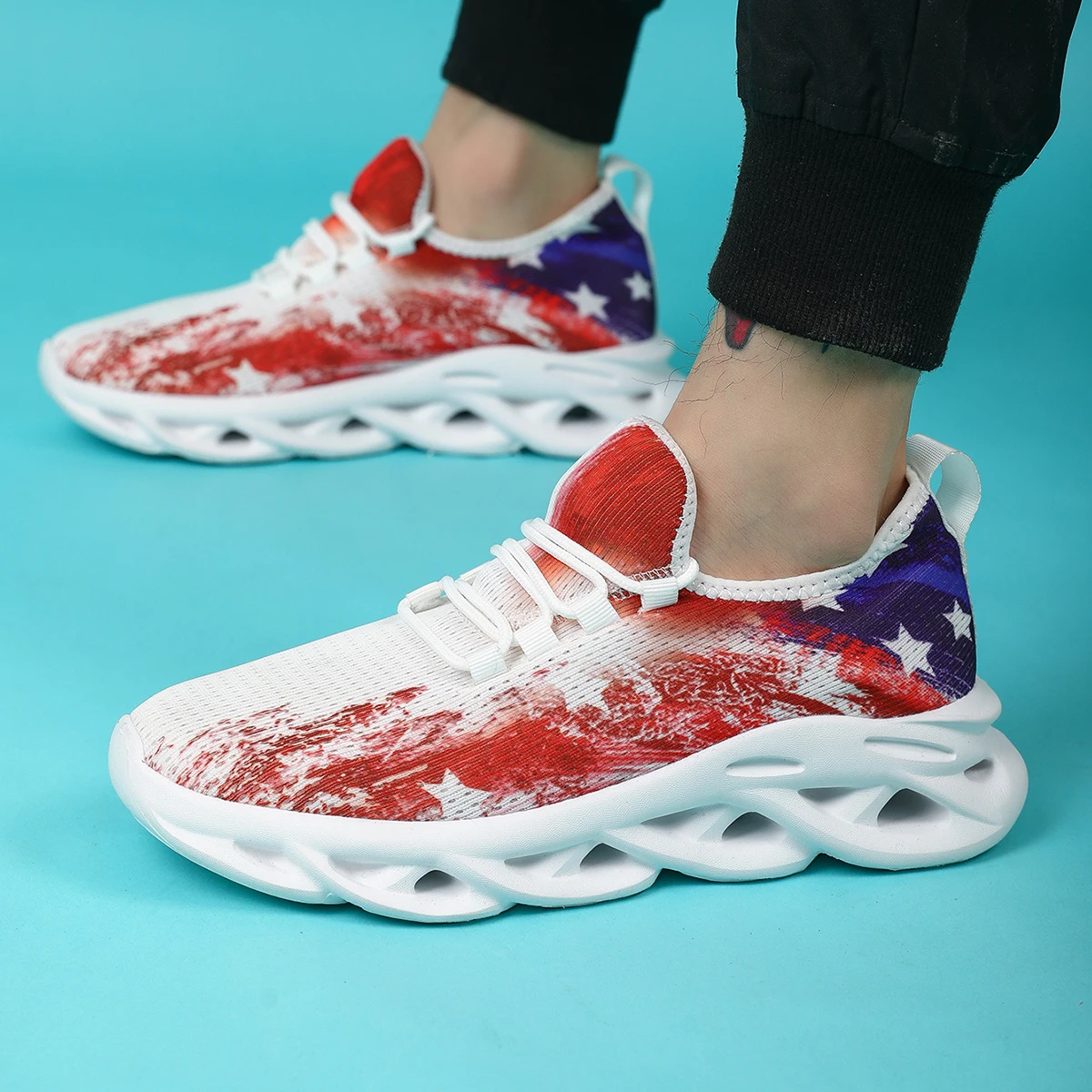 Женская Повседневная Спортивная Обувь Лето 2024 Вулканизированная На Шнуровке