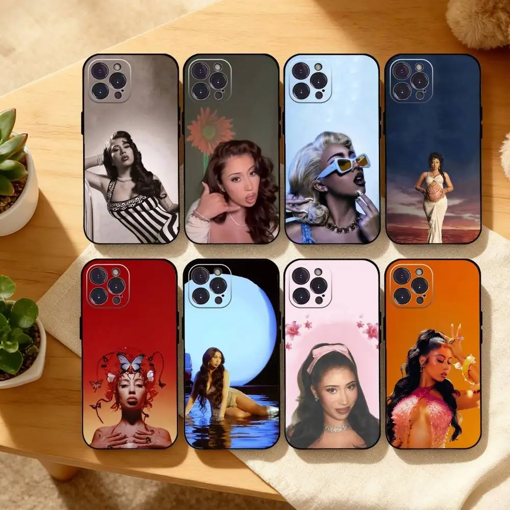 Фото Чехол для телефона K-Kali uchis S-Sincerely Singer для iPhone 17, 16, 15, 14, 13, 12 Plus, Pro Max, XS, 5G, мягкий силиконовый, черный №1