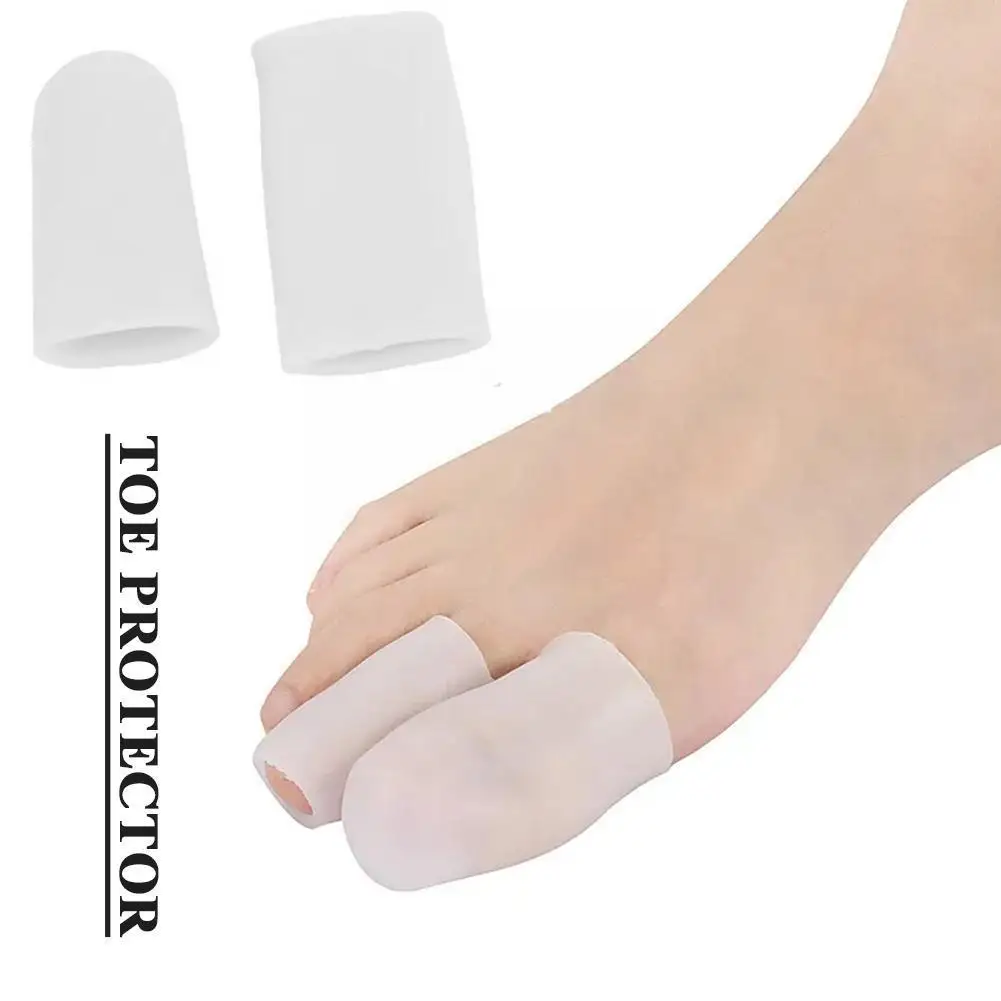 

1Pair Silicone Gel Toe Tube Corn Blister Remover Bunion Correction Protector Toe Pain Care Relief Foot Tool Sleeve Toe Sepa E3B4