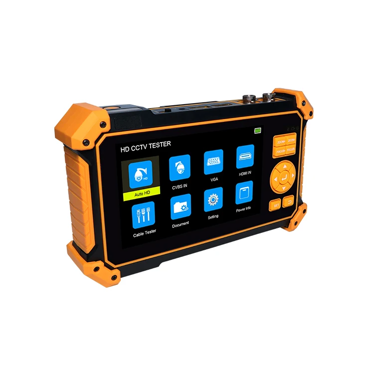 

5-дюймовый 8MP 4K CCTV тестер, TFT-ЖК-экран, AHD TVI CVI вход VGA 8MP SDI монитор тестирования камеры, монитор тестирования HD аналоговая камера для безопаснос...