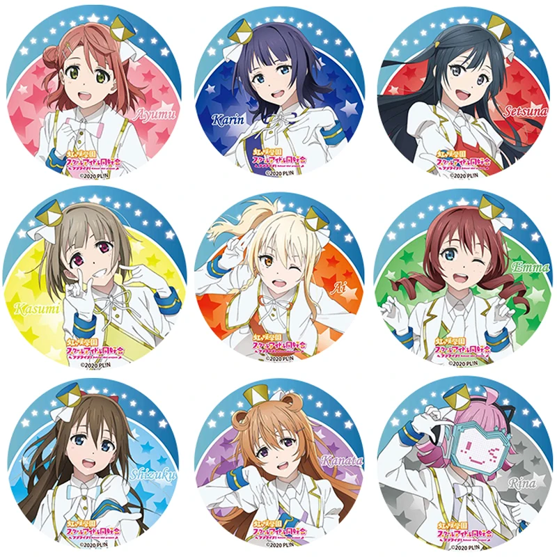 

9 шт. значок аниме LOVELIVE Sonoda Umi Kousaka Honoka Заколка Брошь Кнопка милый подарок