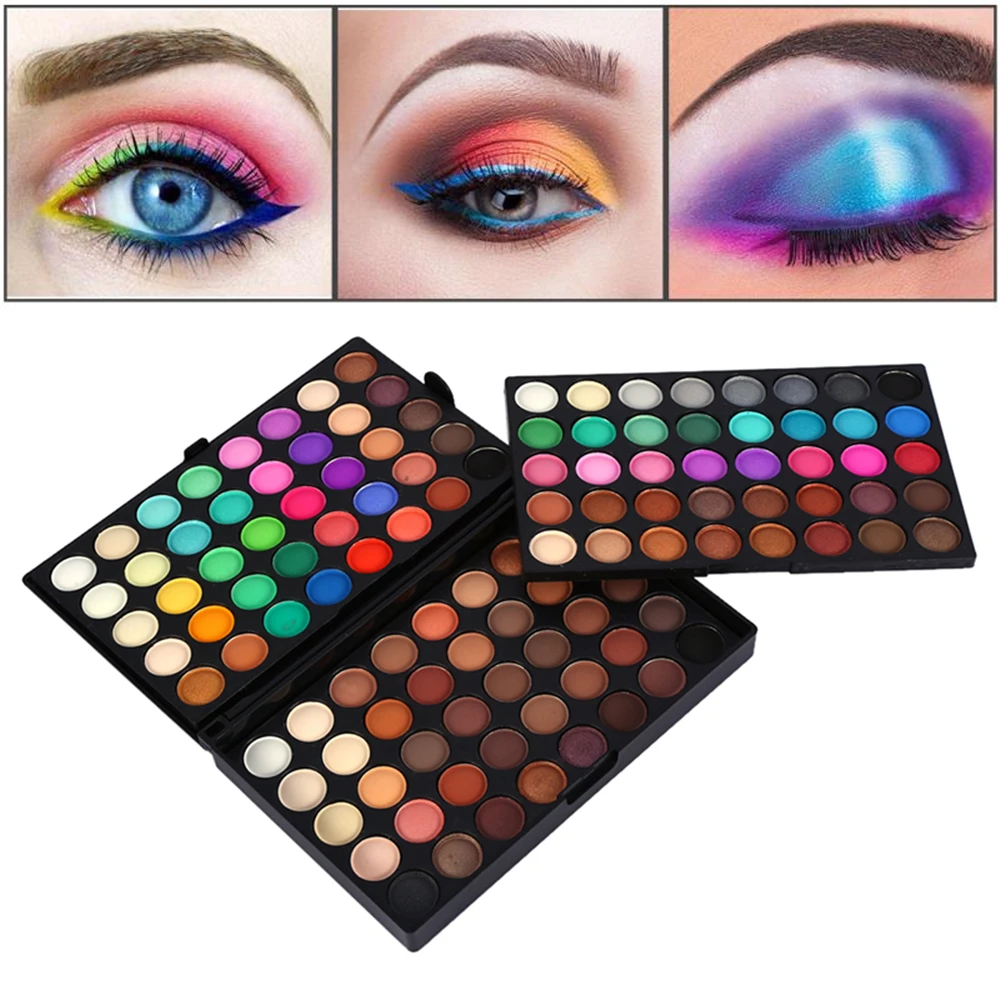 

120 Color Eyeshadow Palette Make-up Pearly Matte Earth Palette Mini Eyeshadow Waterproof Sweatproof Shimmer Cosmestics Plalette