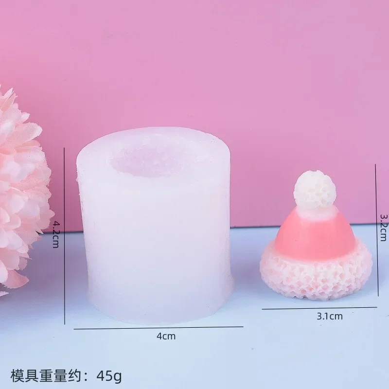 Креативная рождественская шляпа свеча силиконовая форма сделай сам