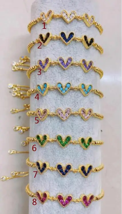 

1 шт., женский браслет-цепочка с цирконом