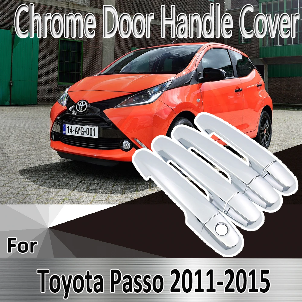 

Декоративные Хромированные наклейки для Toyota Aygo MK2 2015 ~ 2019 2016 2017 2018