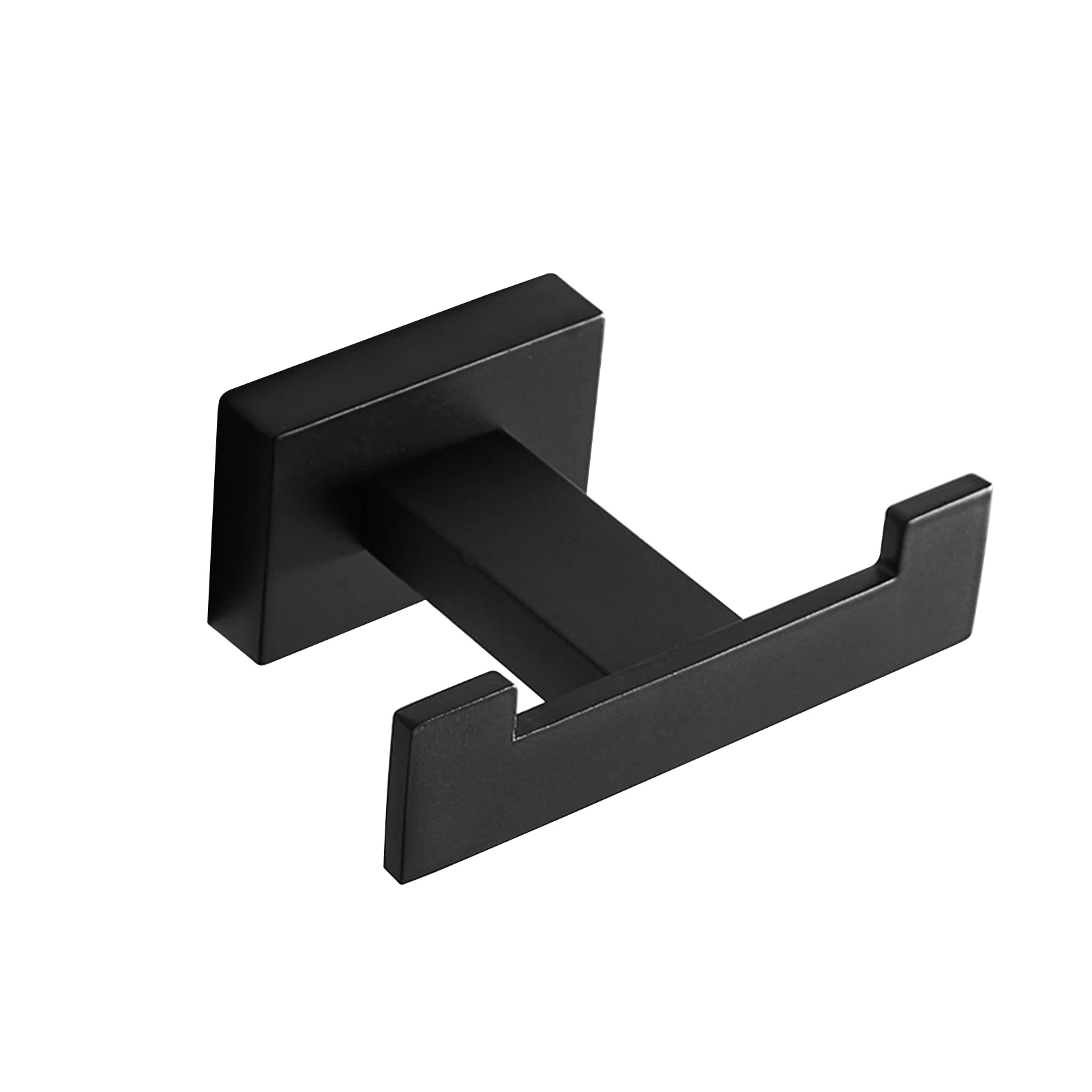 

Waterproof With Screws Towel Hanger Double Robe Hook Wall Mounted Heavy Duty Stainless Steel Modern Storage Organizer Kitchen