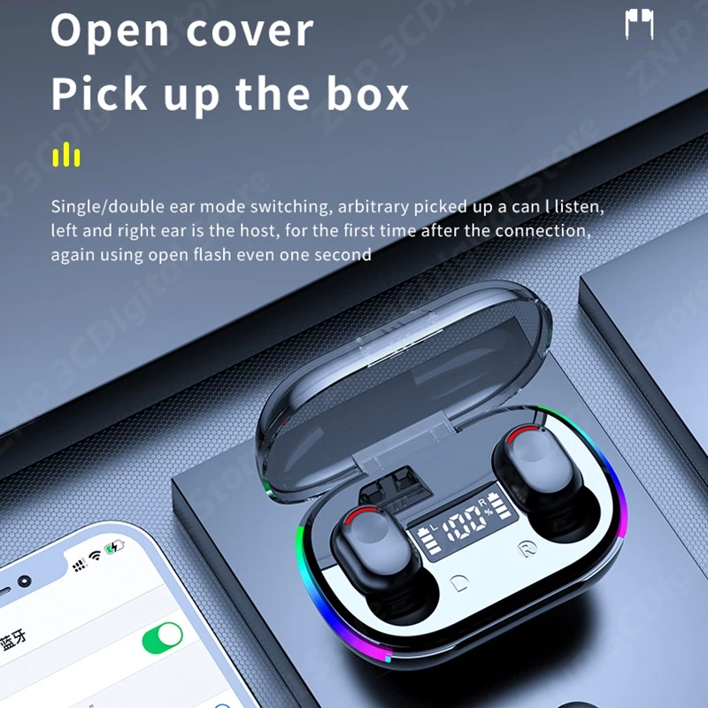 TWS-стереонаушники с поддержкой Bluetooth 5 3 и микрофоном