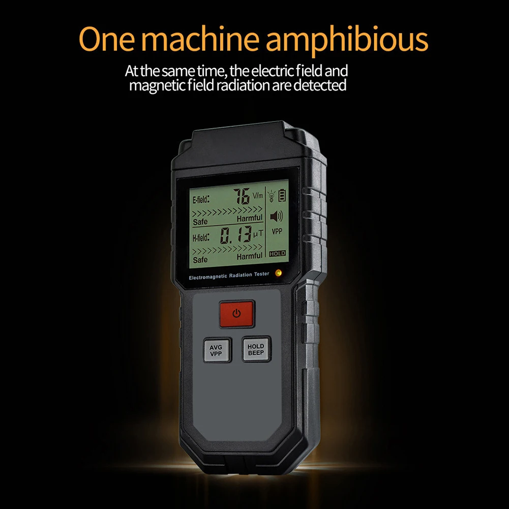 

EMF Meter Electromagnetic Radiation Tester Electric Magnetic Field Detector Radiation Detectors Tester Electric Field Magnetic