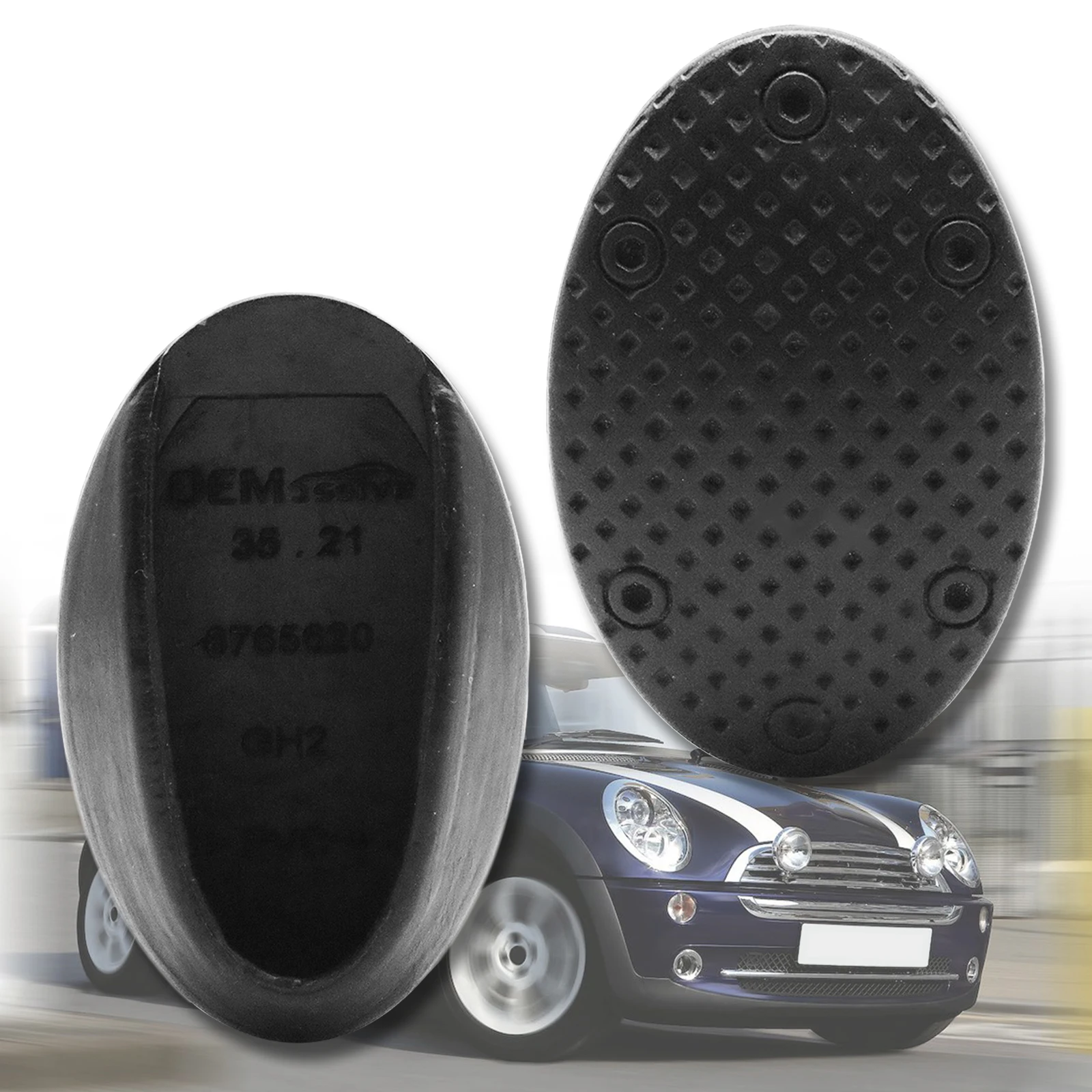 

Новинка для MINI Cooper Countryman F60 F54 Clubman R55 R50 R60 R53 R61 F55 F56 аксессуары резиновая муфта Тормозная педаль накладки x2