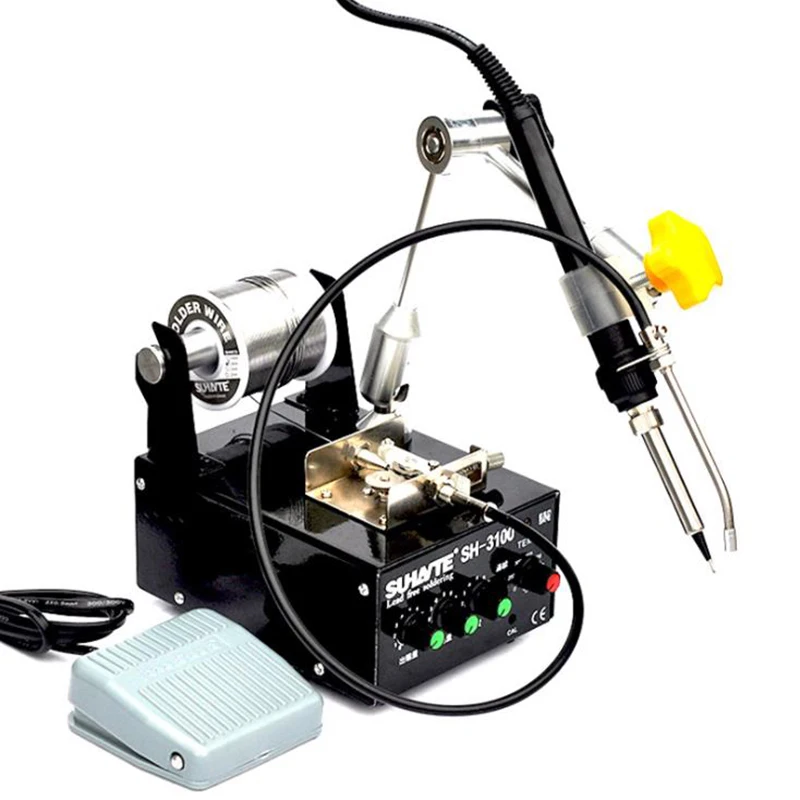 220V Soldering Machine foot pedal automatic soldering soldering gun soldering iron, automatic soldering robot