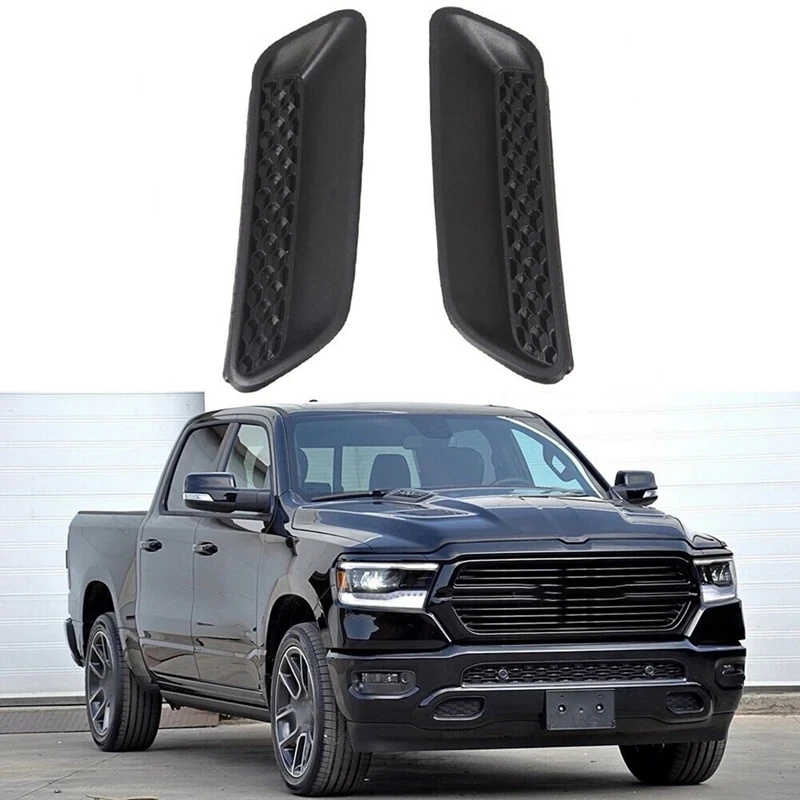 2 шт. передняя боковая решетка радиатора для Dodge Ram 1500 2010-2021 68324990AA 68324991AA