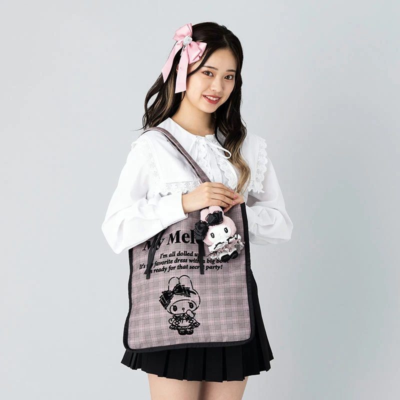 

Anime Kuromi Cute Sanrio One Shoulder Bag Cartoon Mymelody Portable Large Capacity Tote Kawaii Sweet Birthday Gift