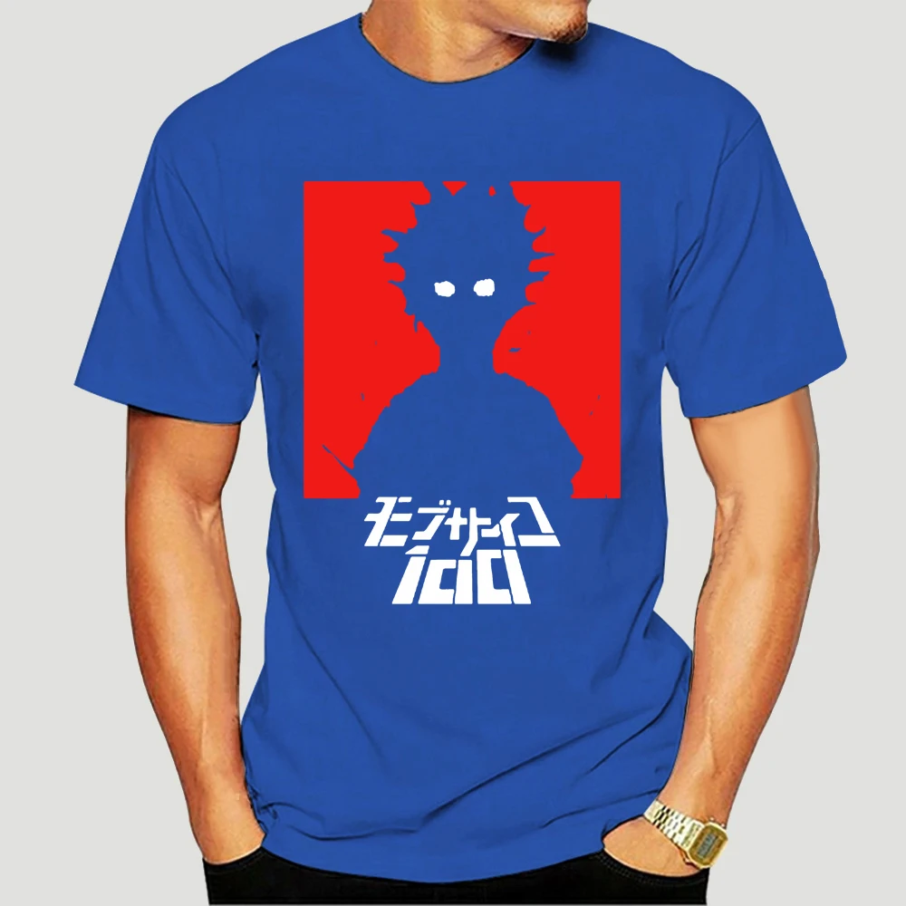 

Mob Psycho 100 Black Funny T Shirt Men Streetwear Harajuku Cotton Casual T-Shirt Camiseta Masculina Tee Shirt Homme 2687X