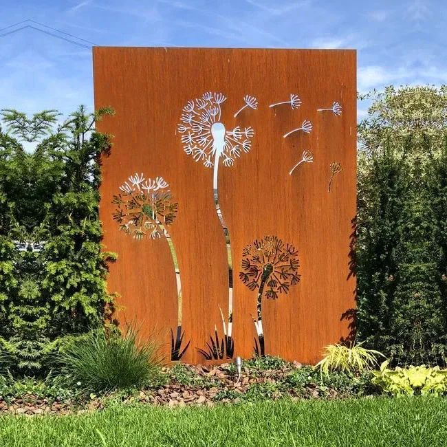 Прямоугольная и Круглая стальная пластина большой садовый цветочный плантатор