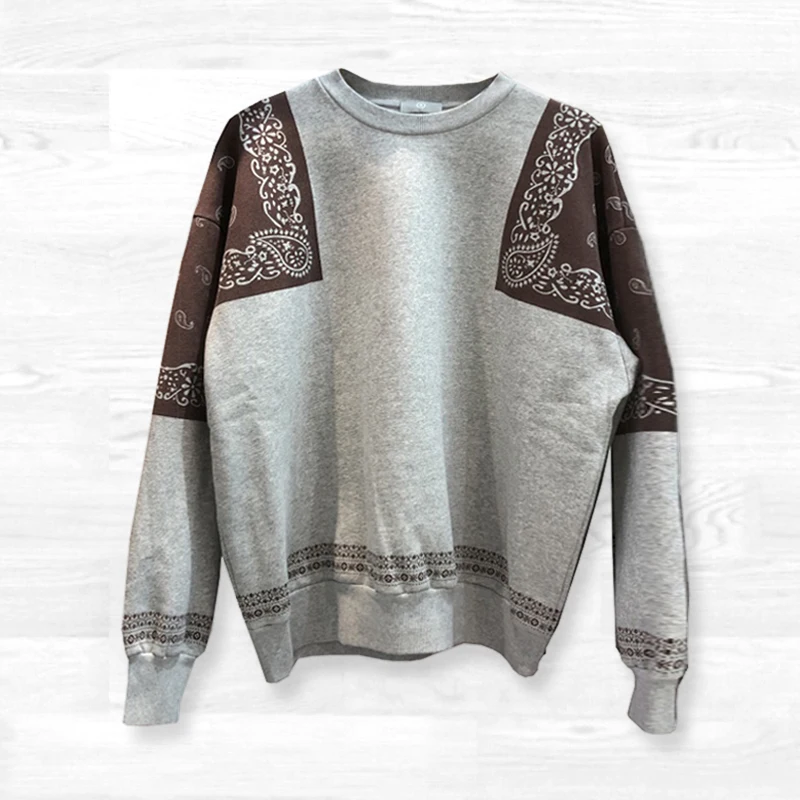 

Pullover Men Women Sweatshirt Kapital Patchwork Fleece streetwear promo