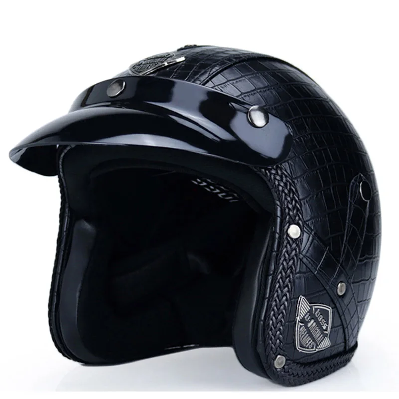 

Motorcyle Helmet Open Face Chopper Commute Enduro Jet Pilot Vintage Casco Moto Mujer DOT Certification Capacete De Moto