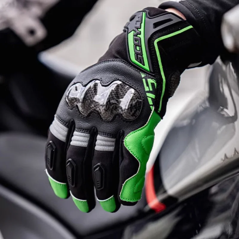 Зимние мужские женские водонепроницаемые мотоциклетные перчатки SCOYCO аксессуары