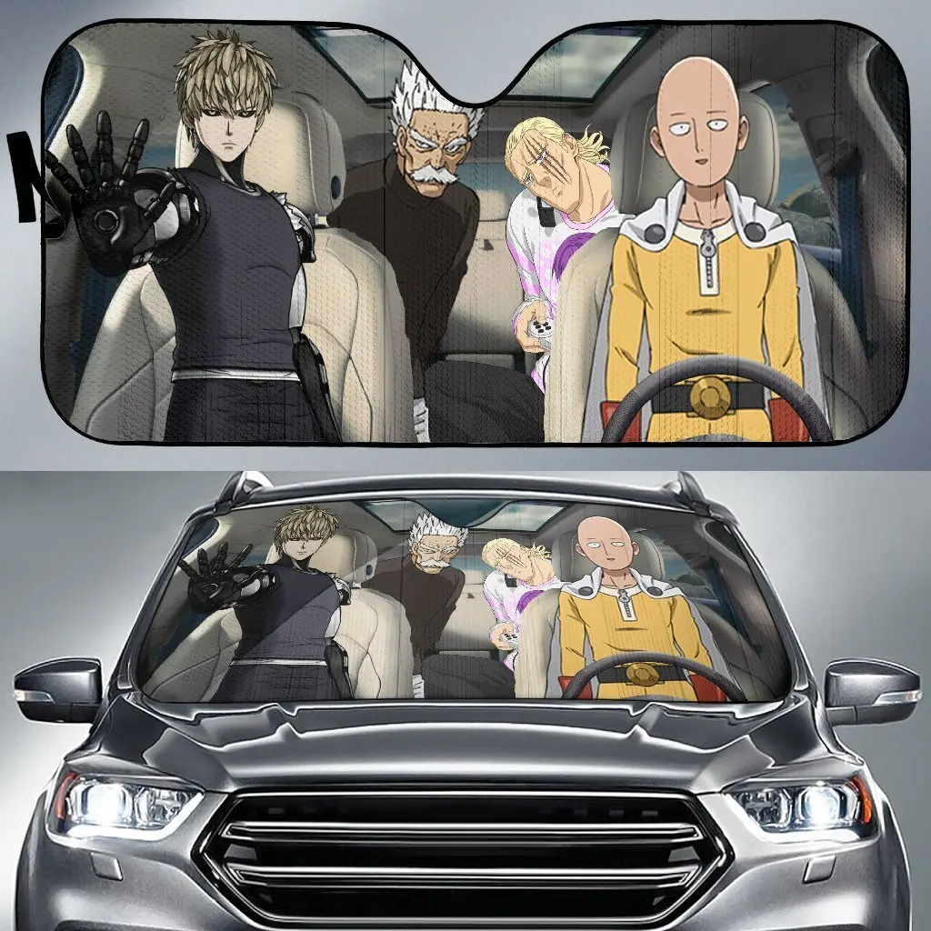 

One Punch Man Driving Auto Sun Shade