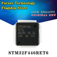 1 pieza 100 nuevo stm32f446rct6 stm32f446ret6 stm32f446vet6 stm32f446vct6 stm32f446zet6 stm32f446zct6 chipset qfp