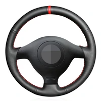 artificial leather car steering wheel cover for volkswagen vw golf 4 passat b5 1996 2003 seat leon 1999 2004 polo 1999 2002