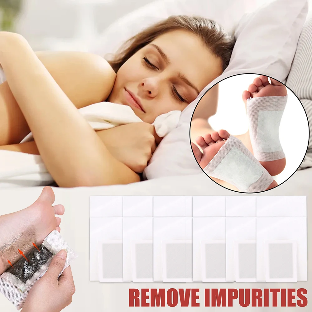 

10 шт., детоксикационные патчи для ног