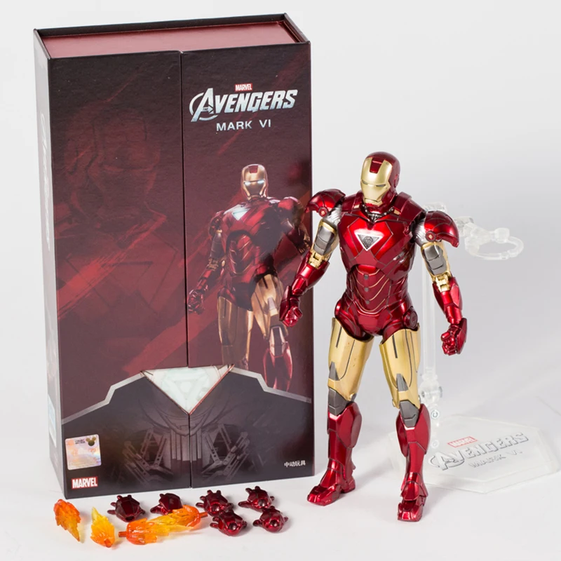 

ZD Toys Iron Man Mark VI MK6 7" Action Figure Collection