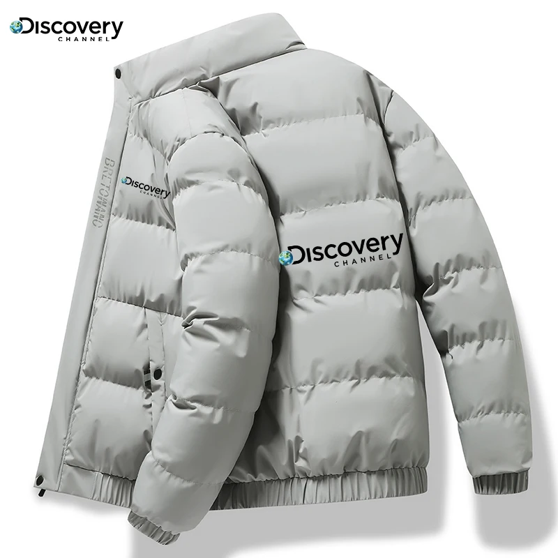 2023 new autumn and winter Discovery Channel men's aviator trench coat casual outdoor street fashion warm zipper jacket