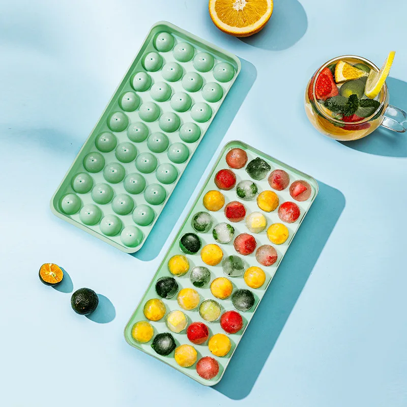 

Ice Cube Tray Balls Round Ice Ball Maker Mold for Freezer Sphere Ice Cube Tray Making 24/36pc Circle Ice Chilling Cold Drink Set