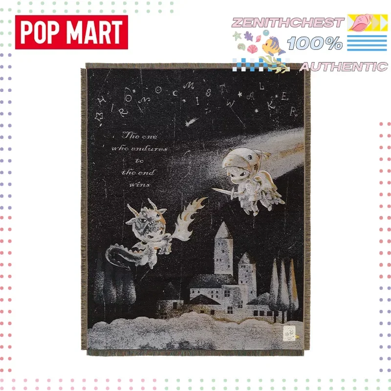 Плед POPMART Hirono MIST-WALKER Series: Жаккардовое покрывало для дома, декор для дивана, аксессуар для ежедневного отдыха, повседневный предмет интерьера, коллекционный подарок (art.: 3920db2903f8b) - 3920db2903f8b