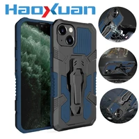 haoxuan shockproof phone case for iphone 6 7 8 se 2020 7plus 8plus back clip stand back cover for iphone x xr max 11 12 13 pro